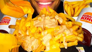 ASMR BURGER KING MUKBANG ANIMAL STYLE FRIES  EXTRA CHEESY  EATING SHOW  TALKING REVIEW MESSY [upl. by Aym]