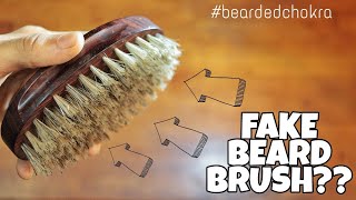 Your Beard Brush boar bristle brush might be FAKE [upl. by Elcarim643]