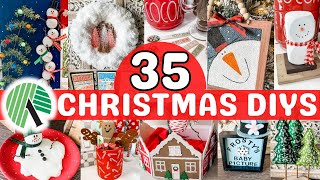 🎄35 CHRISTMAS DIYS You Need to make for 2024 AFFORDABLE DIY decor and Dollar Tree crafts [upl. by Ikciv418]