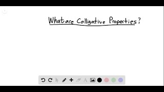 Explain the nature of colligative properties [upl. by Felice189]