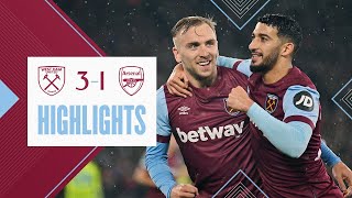 West Ham 31 Arsenal  Bowen amp Kudus On Target  Carabao Cup Highlights [upl. by Strickler431]