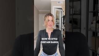 How to style curtain bangs [upl. by Tannenbaum]