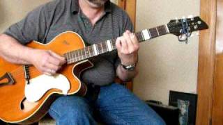 Playing quotMistyquot on a 1950s Antoria Archtop Guitar [upl. by Sherar]