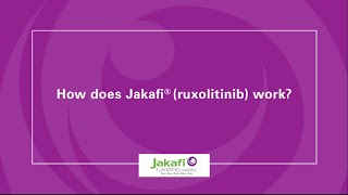 How does Jakafi® ruxolitinib work [upl. by Yelhs]