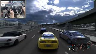 Toyota Supra MK4 On The Flow at Heavy Traffic  Logitech G29 Gameplay [upl. by Patsy]