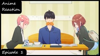 Anime Reaction  GoToubun no Hanayome Season 2 episode 1 五等分の花嫁∬ [upl. by Astri724]