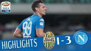 Hellas Verona  Napoli 13  Highlights  Giornata 1  Serie A TIM 201718 [upl. by Fidela]