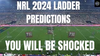 NRL 2024 LADDER PREDICTIONS [upl. by Ragan424]