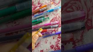 New montex glitter gel pen ₹120montex art gelpenyoutubeshorts drawing pen [upl. by Thanasi]