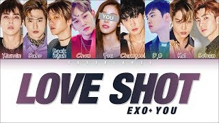 EXO – 「LOVE SHOT」 10 Members ver Color Coded Lyrics HanRomEng [upl. by Wistrup618]