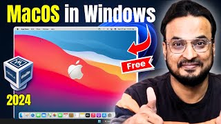 Install MacOS in Virtualbox on Windows PC FREE⚡️2024 Hindi [upl. by Bayer]