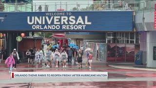 Disney World and other Orlando parks to reopen Friday after Hurricane Milton shutdown [upl. by Clynes]