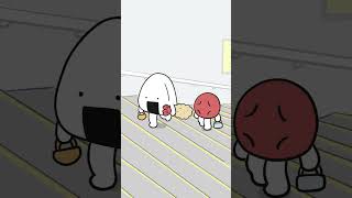 持ち方に注意 animation cartoon おにぎりとうめぼしおにうめ onigiri ampumeboshiアニメーション [upl. by Aneba]