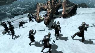 Skyrim 8  Battling Against the Dragon [upl. by Wendalyn]