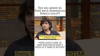 Sonu Nigam reveals from whom they charge huge money for singing a song viralvideo Music singer [upl. by Anelle]