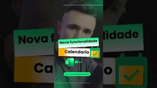 Nova funcionalidade do EXCEL recurso de calendário automático inserção de datas nas células [upl. by Previdi]