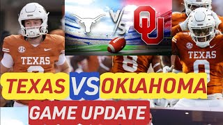 Texas vs Oklahoma Showdown Live Updates and Highlights from the Red River Rivalryquot [upl. by Annawahs668]