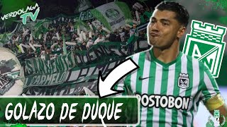 🔥ÉPICO🔥 EL GOLAZO DE DUQUE DESDE LA TRIBUNA  NACIONAL VS CALI 10  COPA BETPLAY [upl. by Ifar]