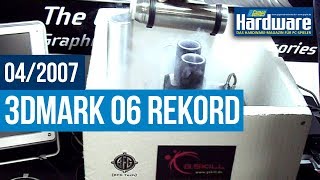 3DMark 06 Rekordversuch mit Trockeneis und Flüssigstickstoff  PCGH DVDVideo 042007 [upl. by Eimma]