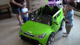 Kid Trax Kia SingALong Soul Unboxing [upl. by Doownel]