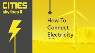 How To Connect Electricity in Cities Skylines 2 [upl. by Aibonez]