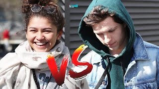 Tom Holland Vs Zendaya Dealing With The Paparazzi  Who Is Better [upl. by Hufnagel]