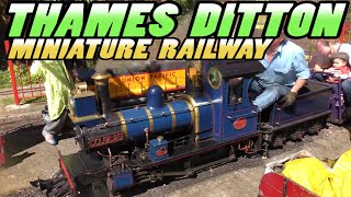 Thames Ditton Miniature Railway Malden DSME 4k [upl. by Aunson]