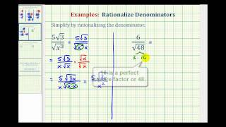 Ex 2 Rationalize the Denominator of a Radical Expression [upl. by Trotter37]