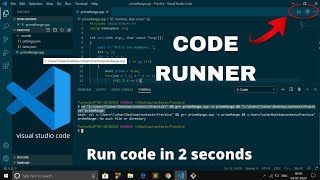 Code Runner Extension in VS code  How to run code in Vscode programming [upl. by Criswell]