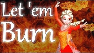 MMD Let em Burn  Elsa Transformation [upl. by Eimar992]