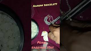 Pearl Earrings Jewellery Making Home 15Rs 7598003677 [upl. by Ahsie]