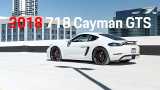 2018 Porsche 718 Cayman GTS Review  Wolf in Sheeps Clothing 4K [upl. by Htrowslle776]