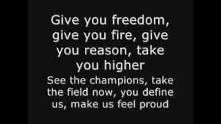 K´naan  Wavin´Flag FIFA World Cup South Africa 2010 Official Theme Song Lyrics [upl. by Scrivens338]