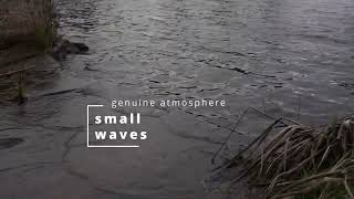 Tiny Waves Lapping Across a Dam Spillway on a Windy Day  genuine [upl. by Mellie]