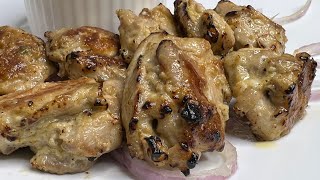 Soft And Juicy Chicken Tikka Recipe  Restaurant Style Chicken Malai Tikka On Gas Stove [upl. by Travus]