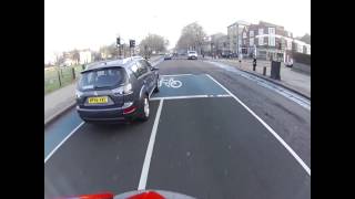 Cyclists hold up cars [upl. by Sidras861]