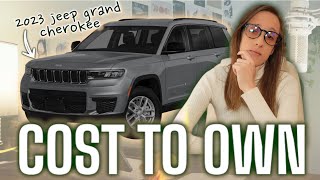 Jeep Grand Cherokee 2023  Cost Breakdown  Cost to Own [upl. by Frohne]