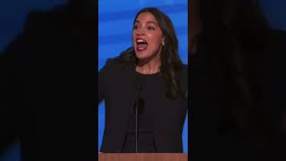 AOC blasted for ‘fake’ accent during fiery DNC speech shorts [upl. by Annoid966]