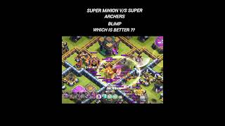 Super minions Or super archers blimp clashofclans supercell cocshorts shorts [upl. by Nirtiak]