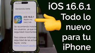 iOS 1661  ¿QUÉ HAY NUEVO PARA MI IPHONE [upl. by Ahsima162]