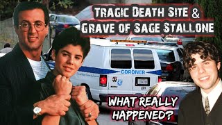 Death of Sage Stallone What Really Happened  Visit Grave  Sylvester Stallone Son amp Rocky V Star [upl. by Gagnon]