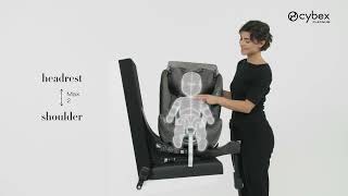 CYBEX Sirona T iSize Car Seat Tutorial [upl. by Ruyam]