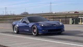 700HP NA C6 Z06 Tearing up the Streets [upl. by Nrobyalc]