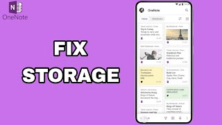 How To Fix And Solve Storage On OneNote App  Final Solution [upl. by Chip]