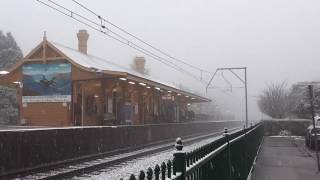 Blackheath Rail Station Snow  Mon 27th June 2016 [upl. by Hardwick]