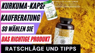 KurkumaKapseln Vergleich Die besten CurcumaKapseln im Test So wählen Sie das richtige Produkt [upl. by Notanhoj]