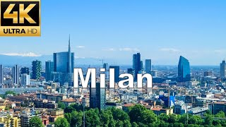 Milan in 4K  Italy  Capital of Lombardy  Europe [upl. by Powel785]