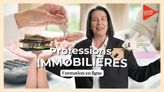 Professions Immobilières  Formation en ligne  School Online University [upl. by Rather]