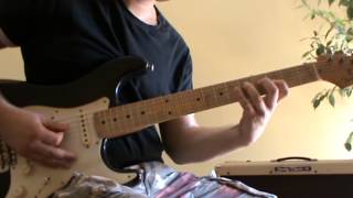 La Camisa Negra solo cover with TAB  guitar solo lesson [upl. by Htenaj20]