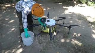 Drone sprayer working 24 October 2024 [upl. by Henni]